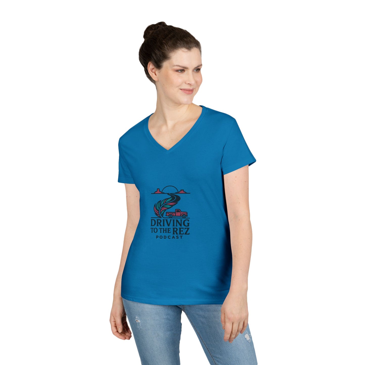 DTTR Ladies’ V-Neck T-Shirt