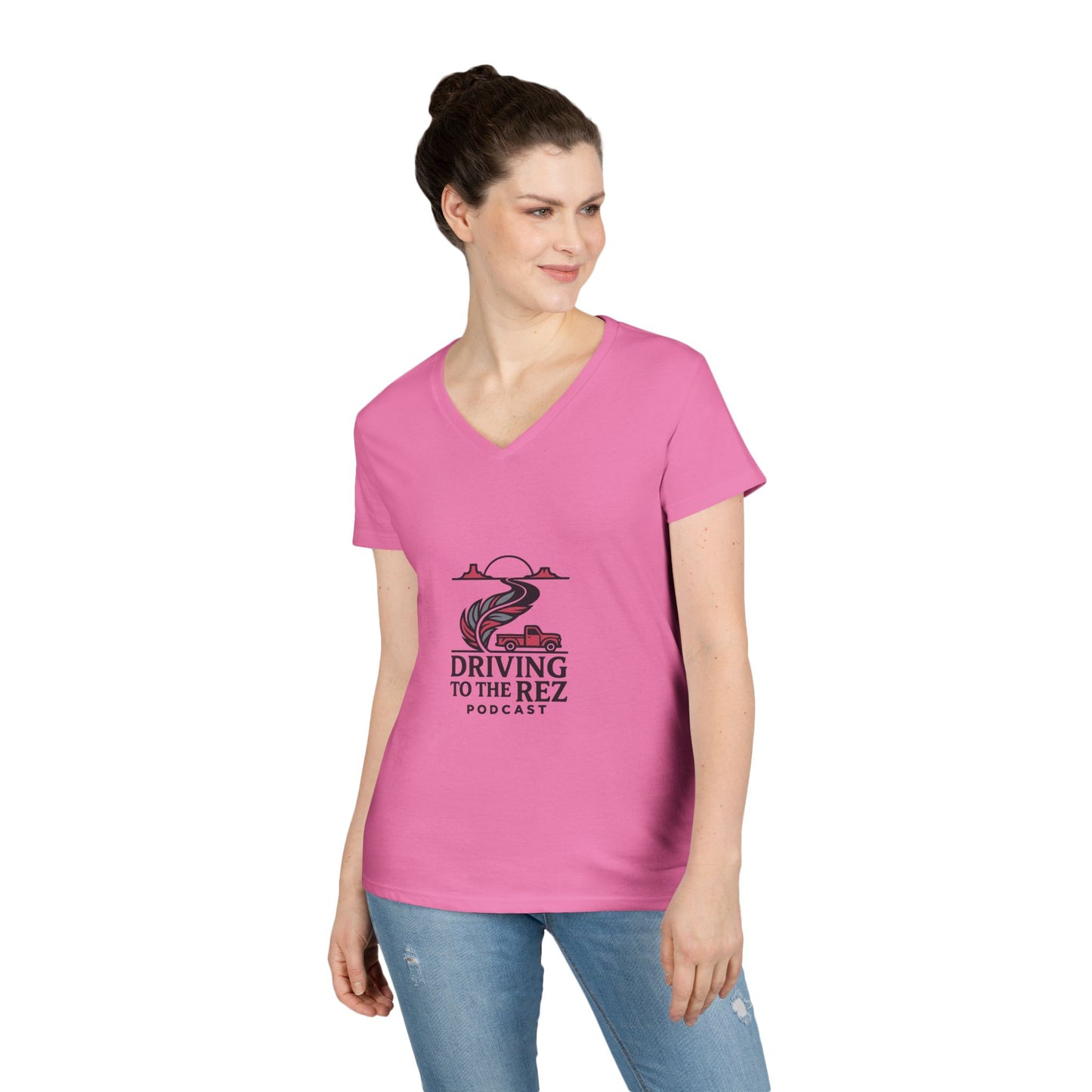 DTTR Ladies’ V-Neck T-Shirt