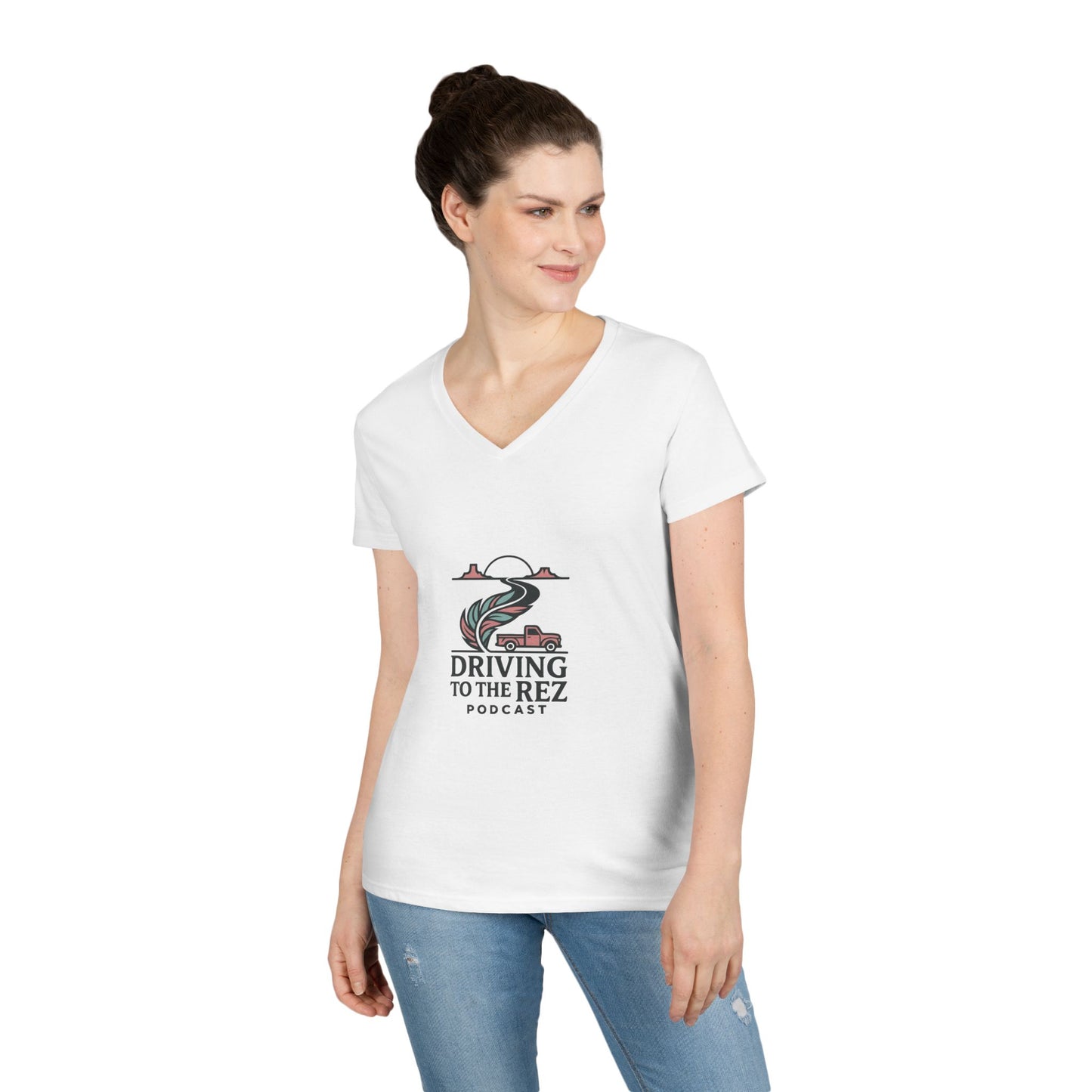 DTTR Ladies’ V-Neck T-Shirt